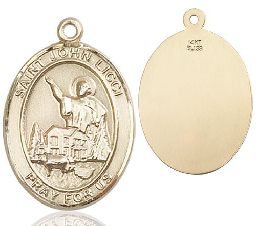 St. John Licci Medal - 14K Solid Gold