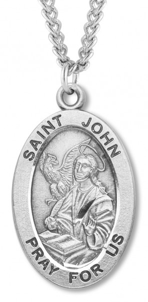 St. John Medal Sterling Silver - Sterling Silver