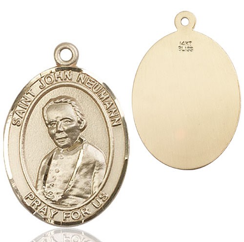 St. John Neumann Medal - 14K Solid Gold
