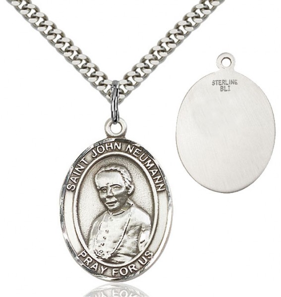 St. John Neumann Medal - Sterling Silver