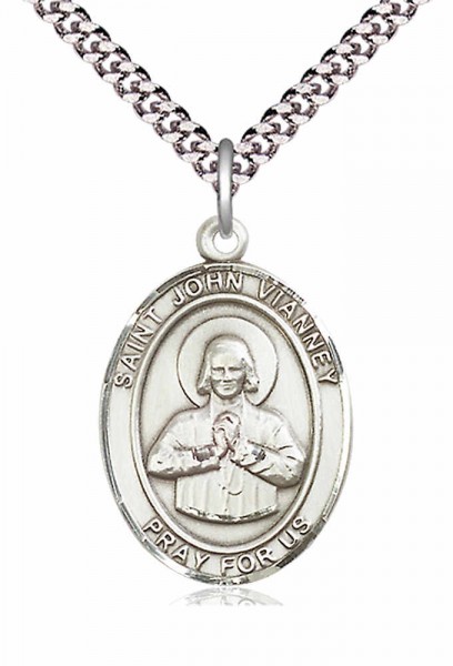 St. John Vianney Medal - Pewter