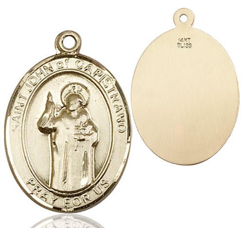 St. John of Capistrano Medal - 14K Solid Gold