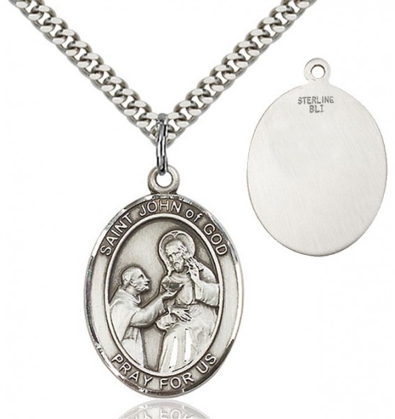 St. John of God Medal - Sterling Silver