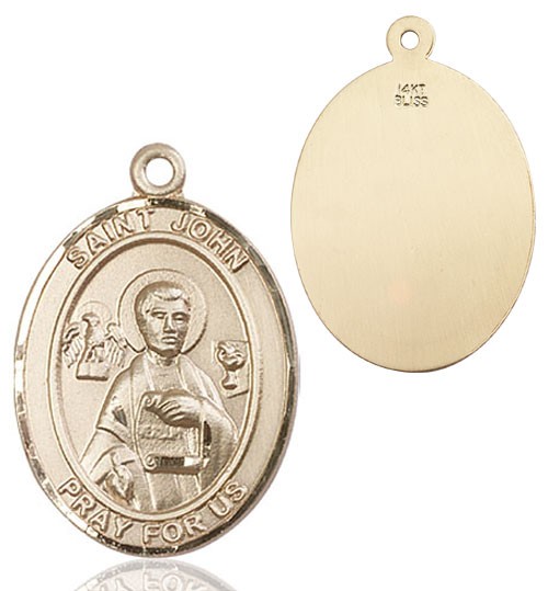 St. John the Apostle Medal - 14K Solid Gold