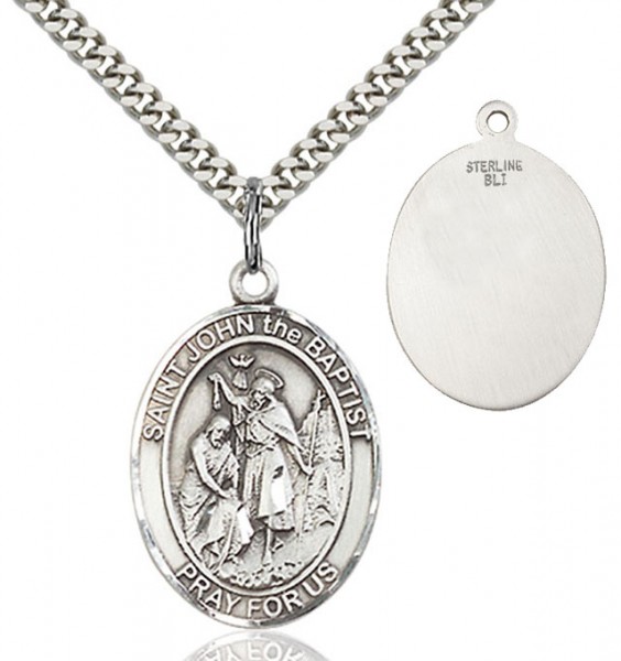 St. John the Baptist Medal - Sterling Silver