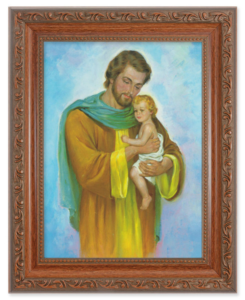 St. Joseph 6x8 Print Under Glass - #161 Frame