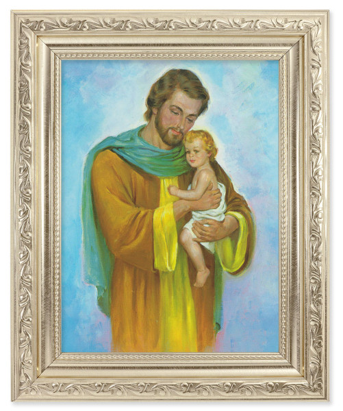 St. Joseph 6x8 Print Under Glass - #163 Frame