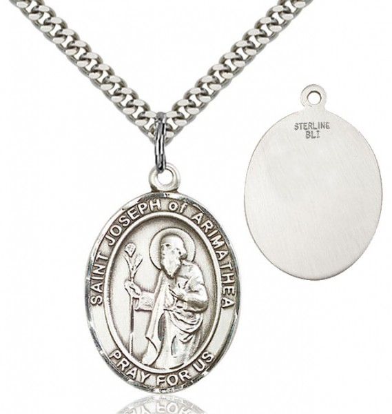 St. Joseph of Arimathea Medal - Sterling Silver