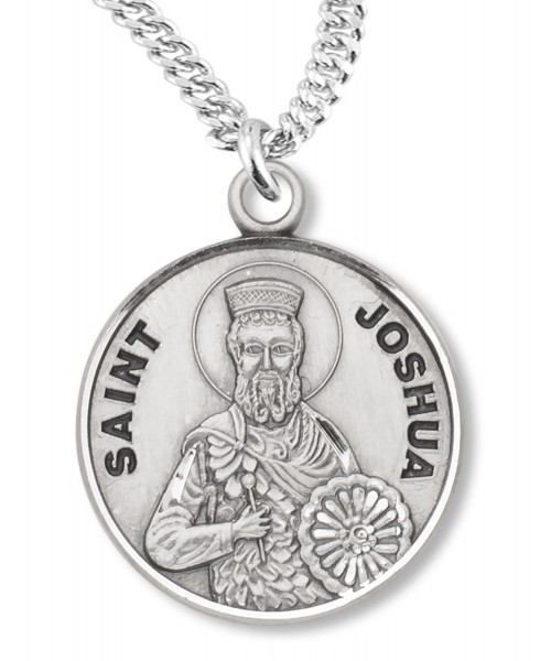 St. Joshua Medal - Sterling Silver