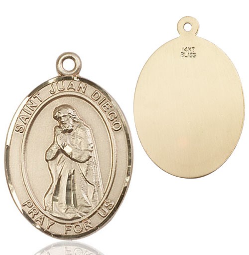 St. Juan Diego Medal - 14K Solid Gold