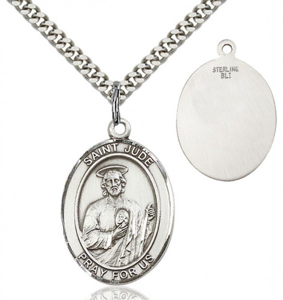 St. Jude Thaddeus Medal - Sterling Silver
