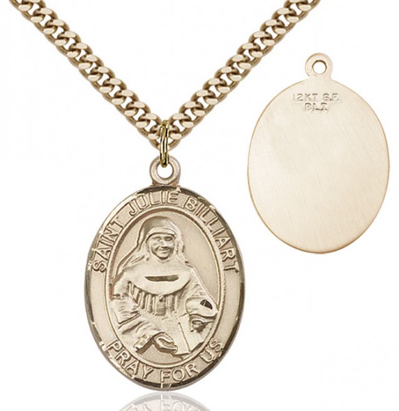 St. Julie Billiart Medal - 14KT Gold Filled