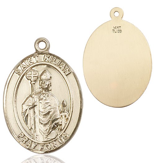 St. Kilian Medal - 14K Solid Gold