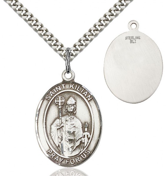 St. Kilian Medal - Sterling Silver