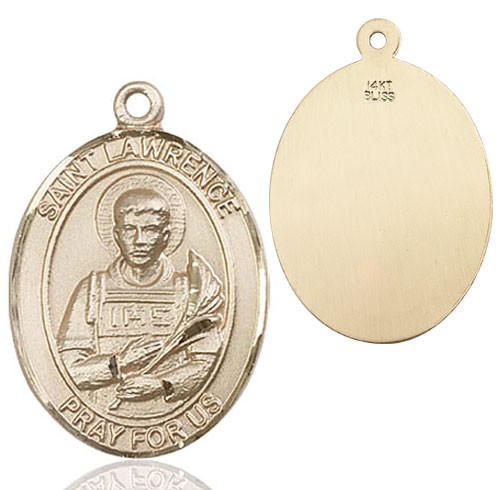 St. Lawrence Medal - 14K Solid Gold