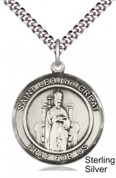 St. Leo the Great Necklace - Sterling Silver