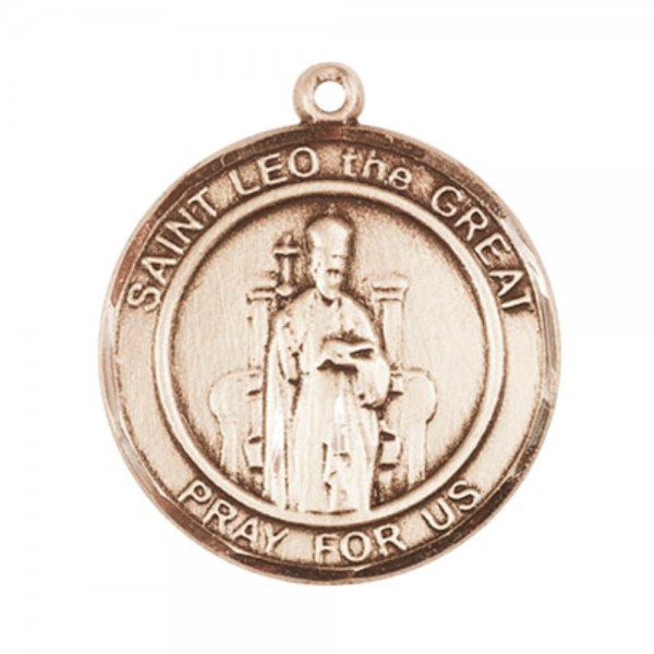 St. Leo the Great Necklace - 14K Solid Gold