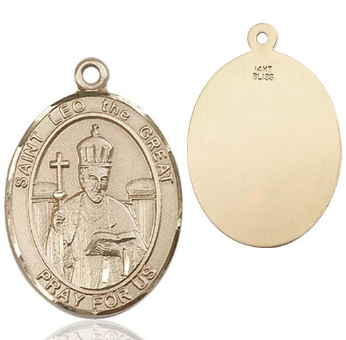 St. Leo the Great Medal - 14K Solid Gold