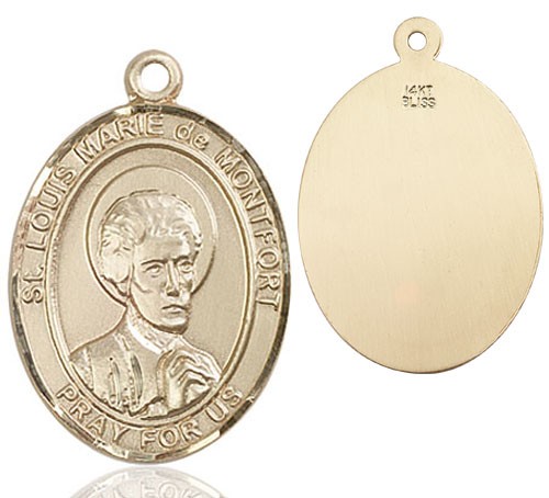 St. Louis Marie de Montfort Medal - 14K Solid Gold