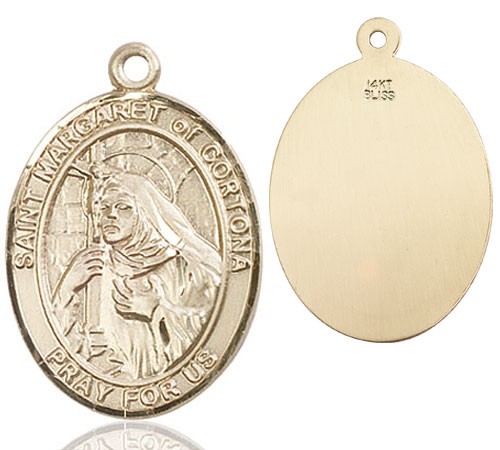 St. Margaret of Cortona Medal - 14K Solid Gold