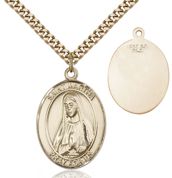 St. Martha Medal - 14KT Gold Filled