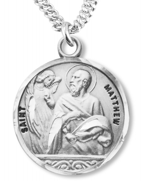 St. Matthew Medal - Sterling Silver