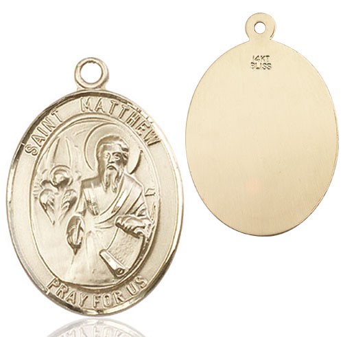 St. Matthew Medal - 14K Solid Gold