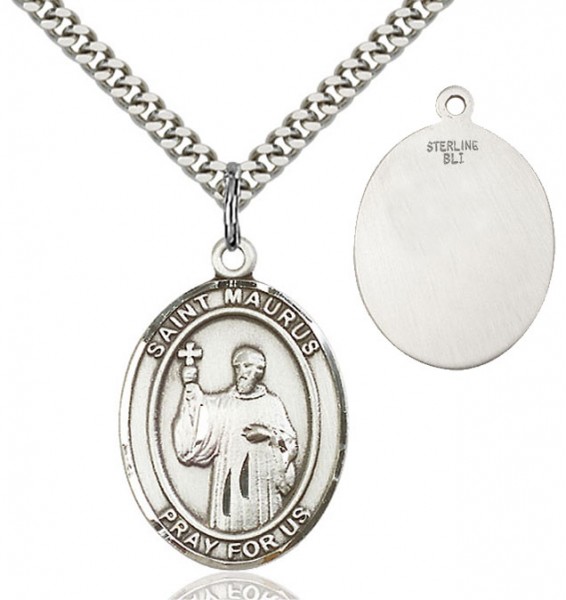 St. Maurus Medal - Sterling Silver