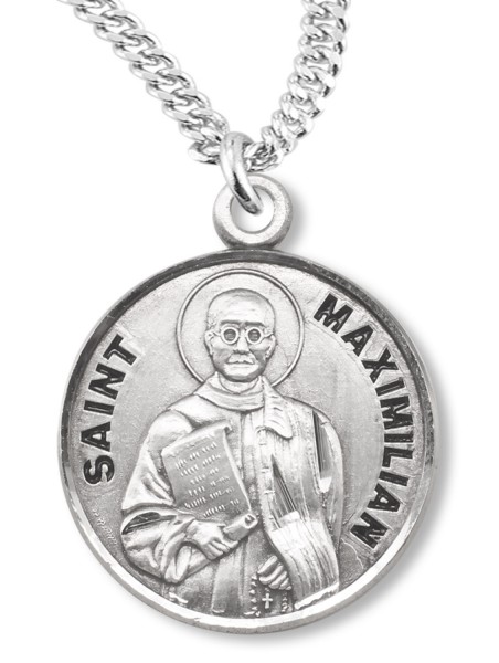St. Maximillian Medal - Sterling Silver