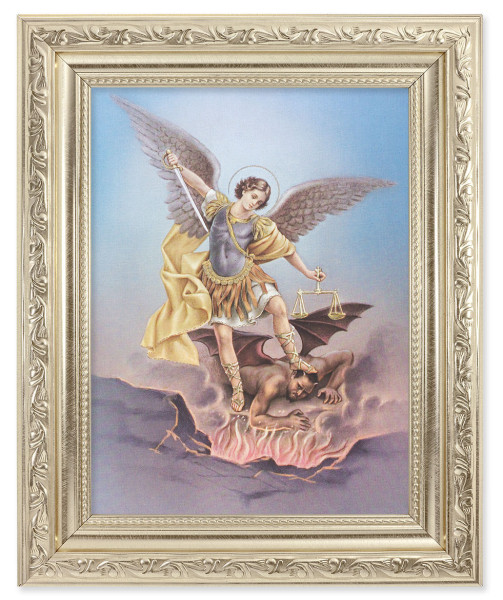 St. Michael 6x8 Print Under Glass - #163 Frame