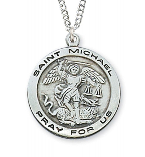 Women's or Teen St. Michael Medal - Silver