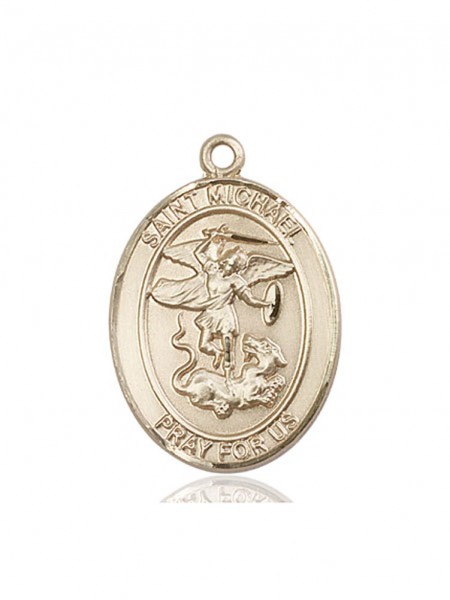 St. Michael Paratrooper Medal - 14K Solid Gold