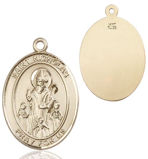 St. Nicholas Medal - 14K Solid Gold