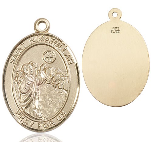 St. Nimatullah Medal - 14K Solid Gold