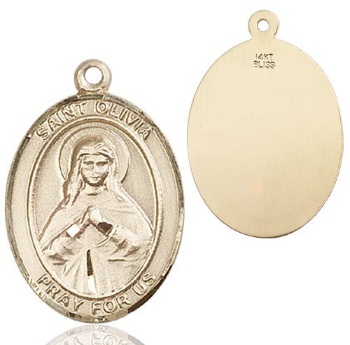 St. Olivia Medal - 14K Solid Gold