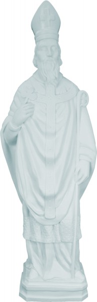 Plastic Saint Patrick Statue - 24 inch - White