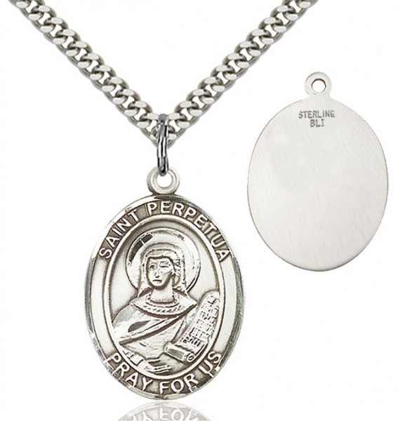 St. Perpetua Medal - Sterling Silver