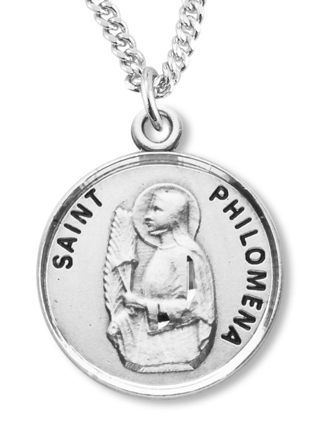 St. Philomena Medal - Sterling Silver