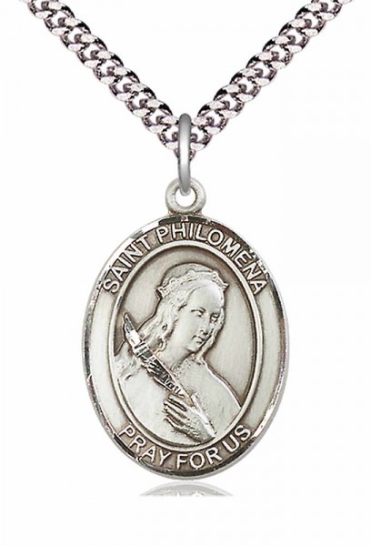 St. Philomena Medal - Pewter