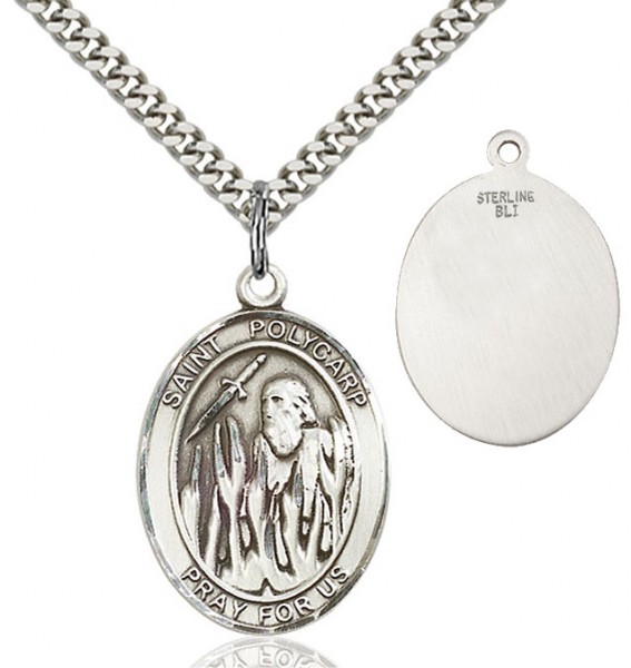 St. Polycarp of Smyrna Medal - Sterling Silver