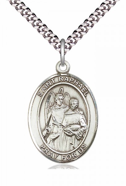 St. Raphael Medal - Pewter