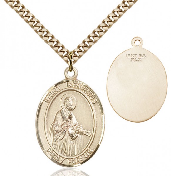 St. Remigius of Reims Medal - 14KT Gold Filled