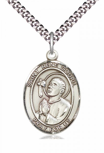 St. Rene Goupil Medal - Pewter