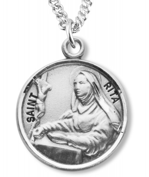 St. Rita Medal - Sterling Silver