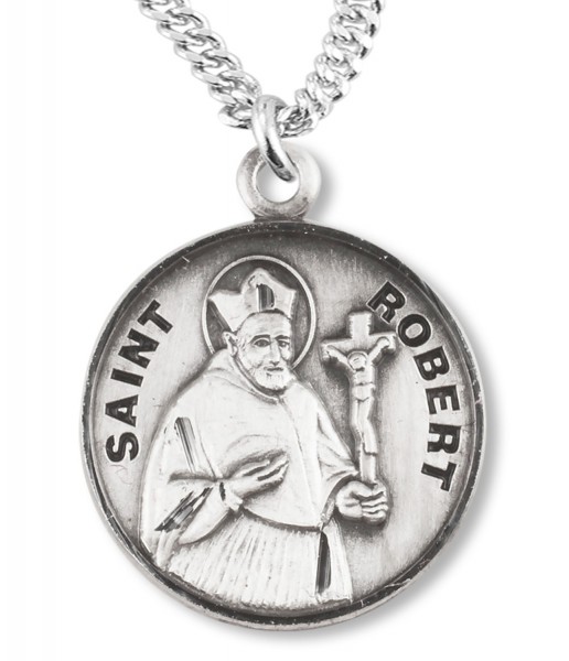 St. Robert Medal - Sterling Silver