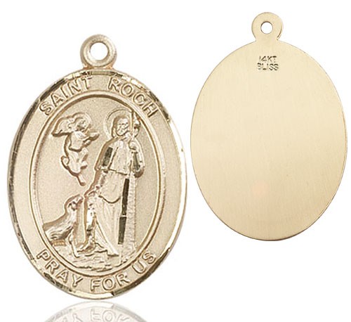 St. Roch Medal - 14K Solid Gold