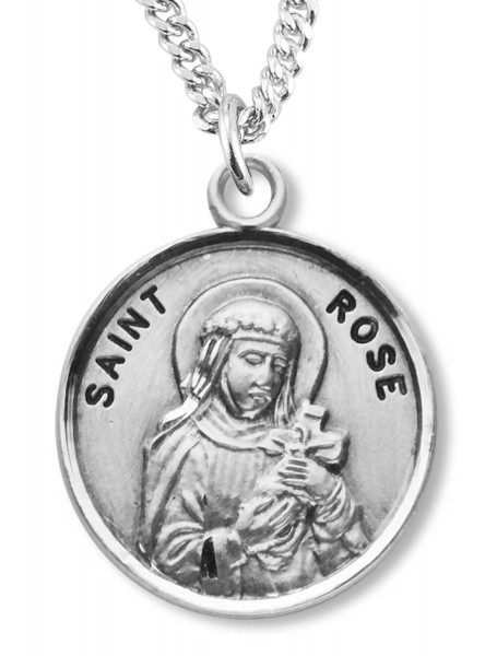 St. Rose Medal - Sterling Silver