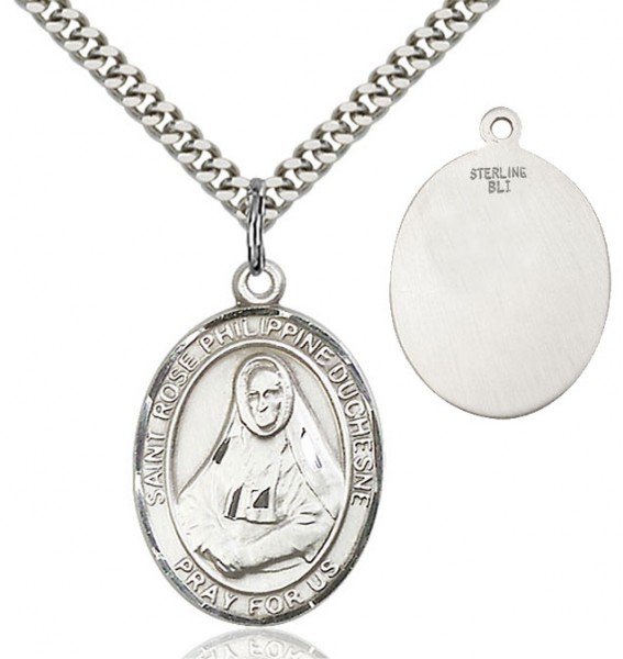 St. Rose Philippine Medal - Sterling Silver