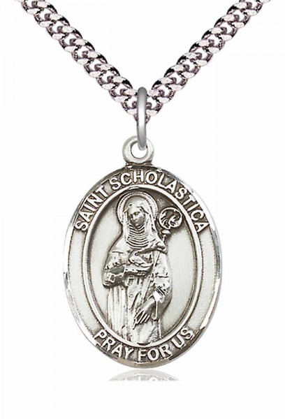 St. Scholastica Medal - Pewter