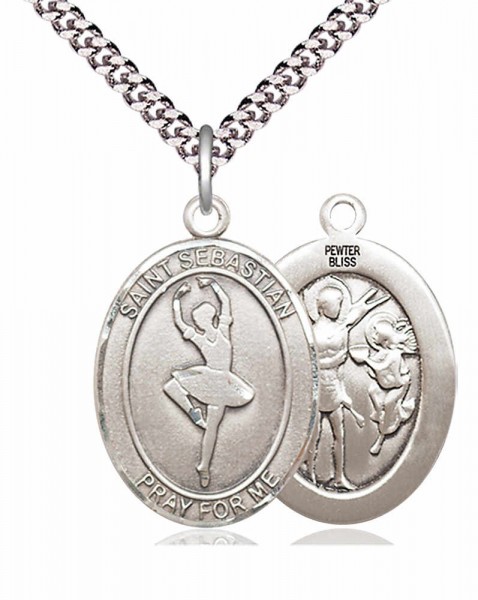 St. Sebastian Dance Medal - Pewter